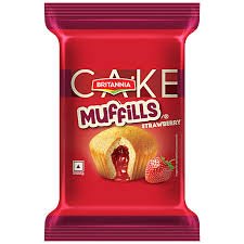 BRITANNIA MUFFILLS STRAWBERRY CAKE10Rs